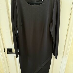 Eloquii Black Long Sleeve Dress